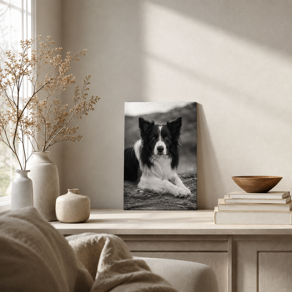 Custom Portrait Canvas | Personalized 12" × 16" Photo