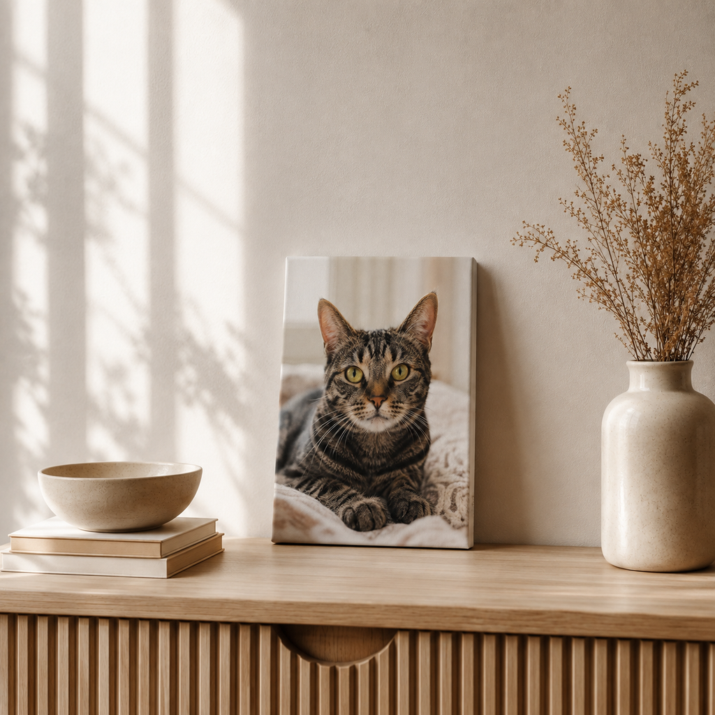 Custom Portrait Canvas | Personalized 12" × 16" Photo